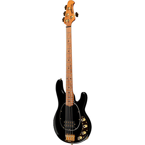 Ernie Ball Music Man StingRay Special H Electric Bass Guitar Black and Chrome - musicians--Friend