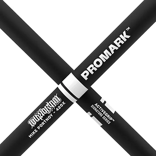 Promark Mike Portnoy ActiveGrip 420X Hickory Drum Sticks 5A Wood - musicians--Friend