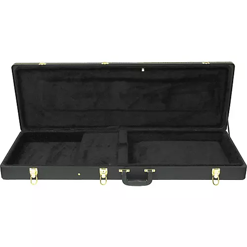 Musician's Gear Deluxe Electric Guitar Case Black - musicians--Friend