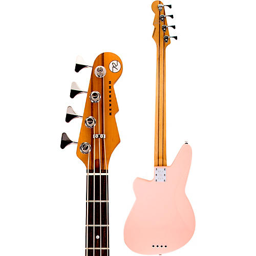 Reverend Mercalli 4 Rosewood Fingerboard Electric Bass Guitar Orchid Pink - musicians--Friend