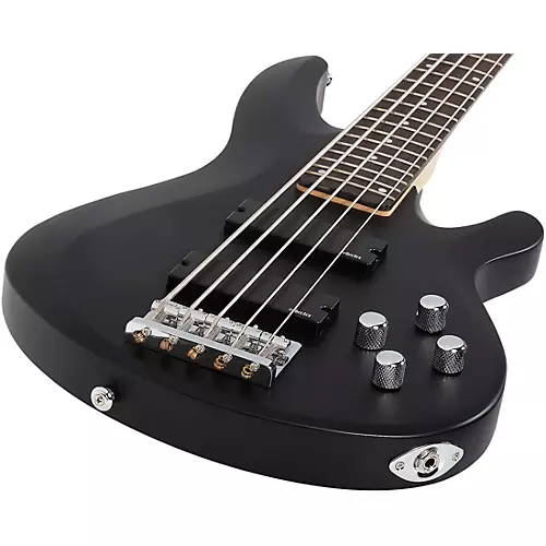 Schecter Guitar Research C-5 Deluxe Electric Bass Satin Metallic Light Blue - musicians--Friend