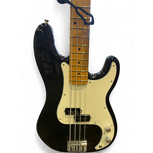 Used Fender Player Precision Bass Black Electric Bass Guitar Black - musicians--Friend