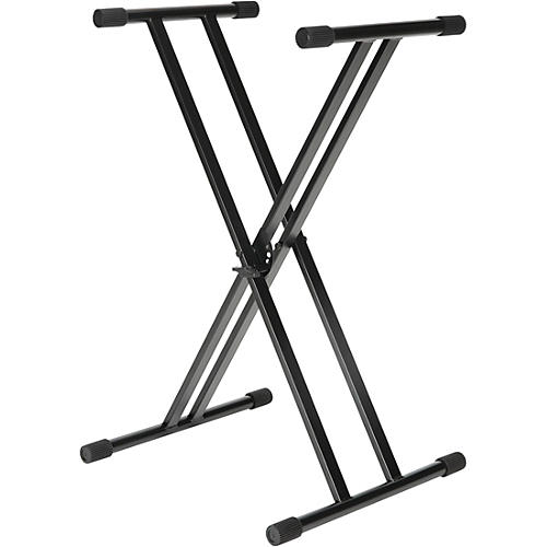 Musician's Gear KBX2 Double-Braced Keyboard Stand Black - musicians--Friend