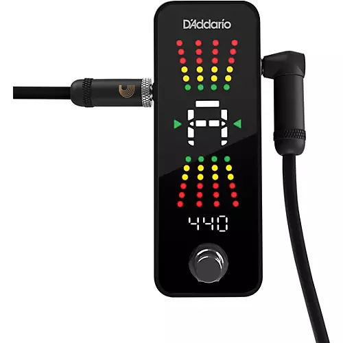 D'Addario Chromatic Pedal Tuner Plus Black - musicians--Friend
