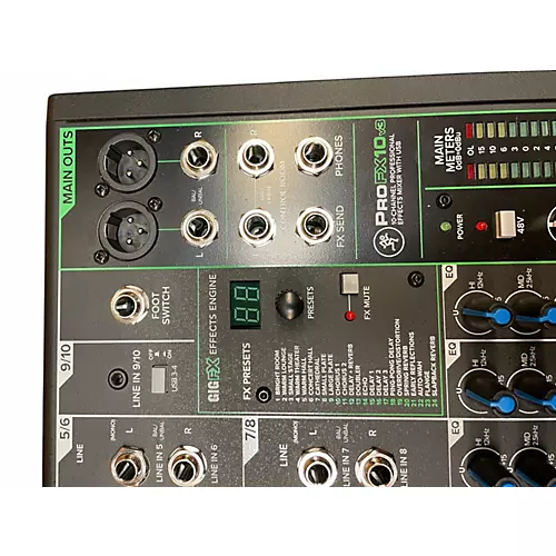 Used Mackie ProFX10V3 Unpowered Mixer - musicians--Friend