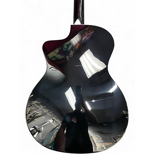 Used Taylor 214CE BLK Plus Grand Auditorium Black Acoustic Electric Guitar Black - musicians--Friend