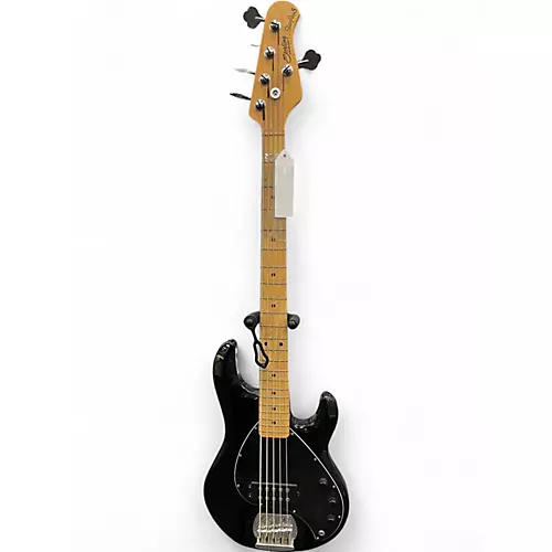 Used Sterling by Music Man Stingray 5 Sub Series Black Electric Bass Guitar Black - musicians--Friend