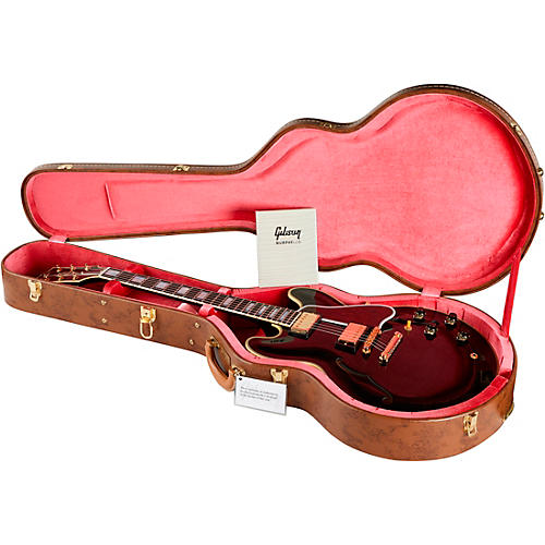 Gibson Custom Murphy Lab 1959 ES-355 Reissue Ultra Light Aged Semi-Hollow Electric Guitar Ebony - musicians--Friend