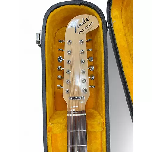 Used 1969 Fender villager 12 Natural 12 String Acoustic Guitar Natural - musicians--Friend