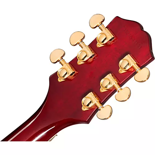Epiphone Alex Lifeson Les Paul Custom Axcess Electric Guitar Ruby - musicians--Friend