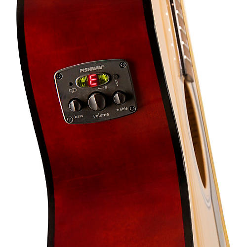 Fender FA-135CE Concert Acoustic-Electric Guitar Natural - musicians--Friend