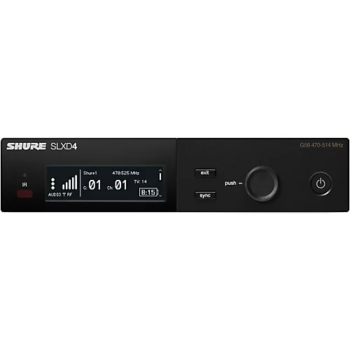 Shure SLXD14/85M Single Bodypack System With WL185M Lavalier Band J52 - musicians--Friend
