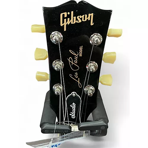 Used Gibson Les Paul Studio blue berry Solid Body Electric Guitar blue berry - musicians--Friend