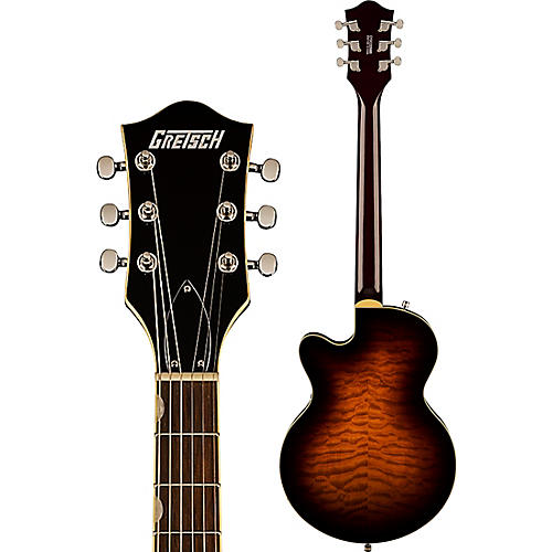 Gretsch Guitars G5655T-QM Electromatic Center Block Jr. Single-Cut Quilted Maple With Bigsby Electric Guitar Sweet Tea - musicians--Friend