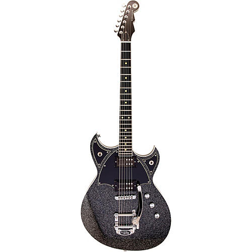Reverend Reeves Gabrels Spacehawk Electric Guitar Black Sparkle - musicians--Friend