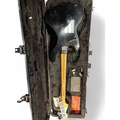 Used 2008 Fender GETTY LEE JAZZ BASS Black Electric Bass Guitar Black - musicians--Friend