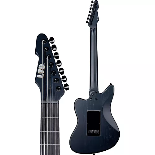 ESP LTD Alex Wade XJ EverTune Baritone Electric Guitar Open Grain Black Satin - musicians--Friend