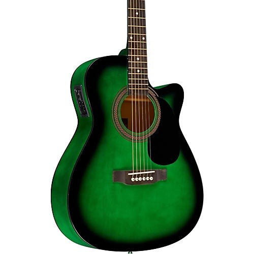 Rogue RA-090 Concert Cutaway Acoustic-Electric Guitar Mahogany - musicians--Friend
