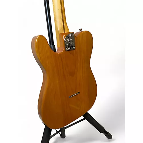 Used 2021 Fender American Professional II Telecaster Natural Solid Body Electric Guitar Natural - musicians--Friend