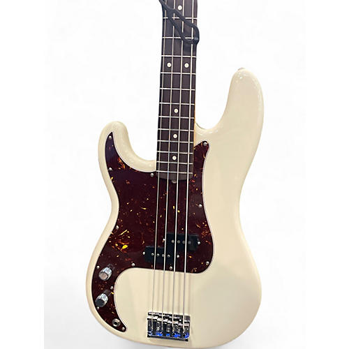 Used Fender American Professional II Precision Bass LH Alpine White Electric Bass Guitar Alpine White - musicians--Friend