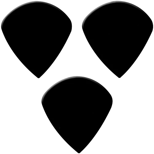 Clayton Exotic Black Horn Jazz Guitar Picks - 3-Pack - musicians--Friend