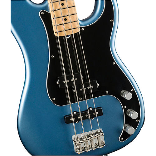 Fender American Performer Precision Bass Maple Fingerboard Satin Lake Placid Blue - musicians--Friend