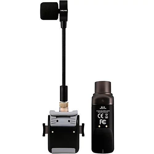 NUX B-6 2.4GHz Wireless Saxophone Microphone System Black - musicians--Friend