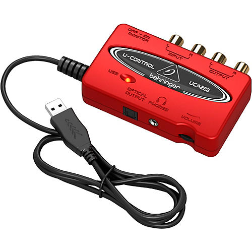 Behringer U-CONTROL UCA222 USB Audio Interface - musicians--Friend