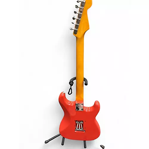 Used Fender AMERICAN VINTAGE II 1961 STRATOCASTER Fiesta Red Solid Body Electric Guitar Fiesta Red - musicians--Friend