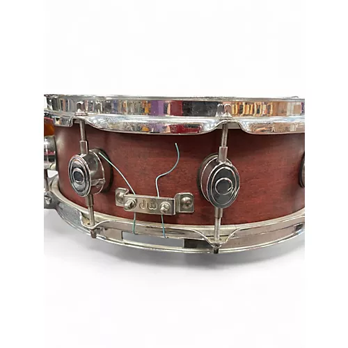 Used 1999 DW 14X5 Collector's Series Snare Satin Cherry Drum Satin Cherry 210 - musicians--Friend