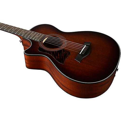 Taylor 322ce 12-Fret Left-Handed Grand Concert Acoustic-Electric Guitar Shaded Edge Burst - musicians--Friend