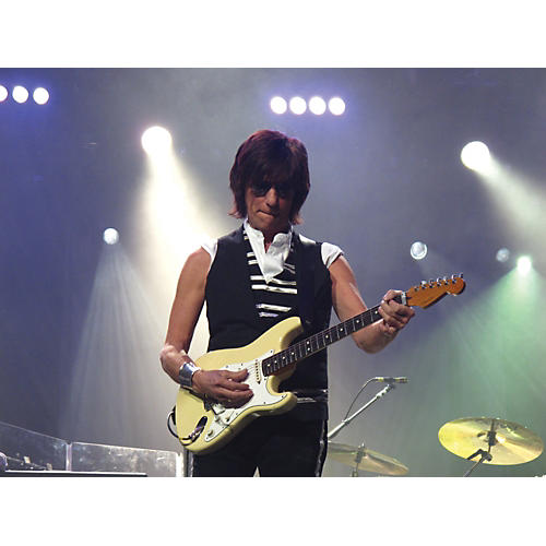 Fender Artist Series Jeff Beck Stratocaster Electric Guitar Olympic White - musicians--Friend