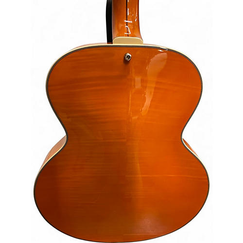 Used D'Angelico Excel Series Style B Throwback Amber Hollow Body Electric Guitar Amber - musicians--Friend