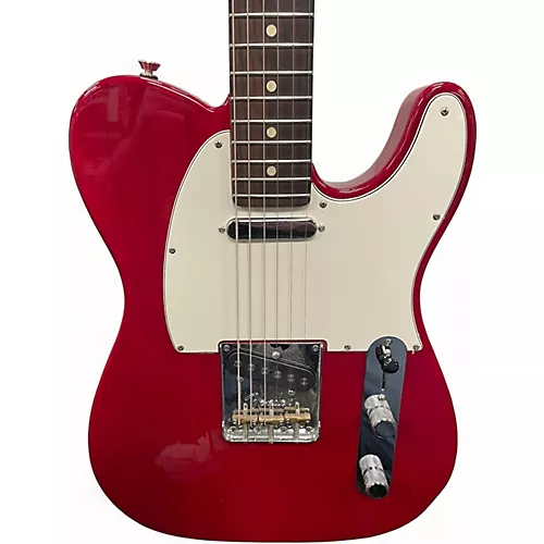 Used 2019 Fender American Professional Telecaster Crimson Red Trans Solid Body Electric Guitar Crimson Red Trans - musicians--Friend