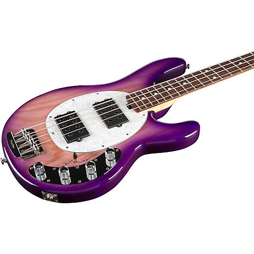 Ernie Ball Music Man StingRay Special HH Electric Bass Guitar Black and Chrome - musicians--Friend