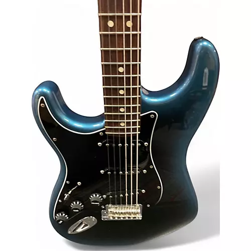 Used 2021 Fender American Professional II Stratocaster  LH DARK NIGHT Electric Guitar DARK NIGHT - musicians--Friend