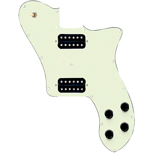 920D Custom Loaded Pickguard for '72 Deluxe Telecaster with Uncovered Smoothies Humbuckers White Pearl - musicians--Friend