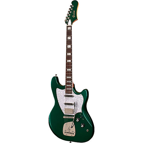 Guild Surfliner Deluxe Solidbody Electric Guitar With Guild Floating Vibrato Tailpiece Glacier Blue Metallic - musicians--Friend