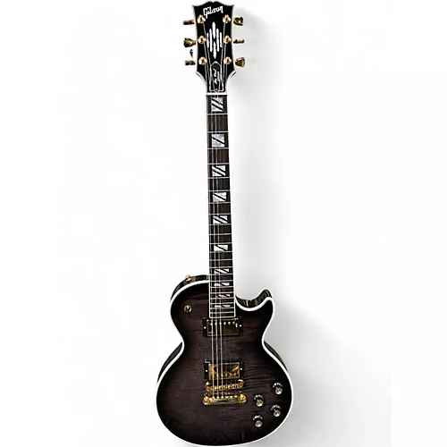 Used Gibson Les Paul Supreme Florentine Trans Ebony Burst Solid Body Electric Guitar Trans Ebony Burst - musicians--Friend
