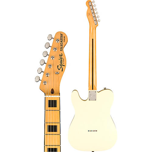 Squier Classic Vibe '70s Telecaster Thinline Limited-Edition Electric Guitar Olympic White - musicians--Friend