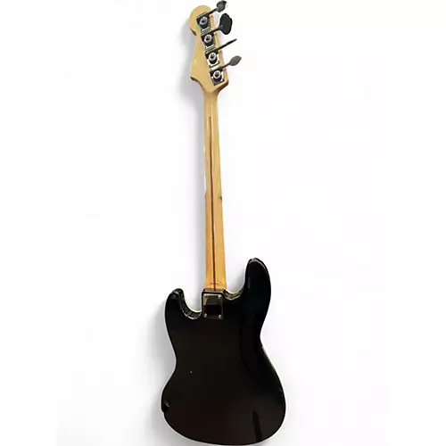 Used Fender Aerodyne Jazz Bass Black Electric Bass Guitar Black - musicians--Friend