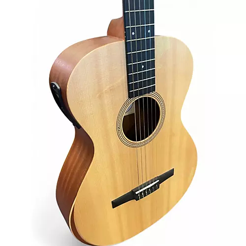 Used Taylor Academy 12EN Natural Classical Acoustic Electric Guitar Natural - musicians--Friend