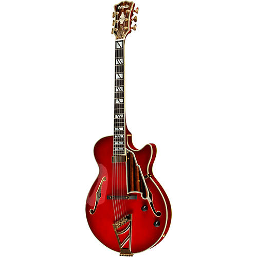 D'Angelico Excell SS Soho Hollowbody Electric Guitar With Stairstep Tailpiece Dark Cherry Burst - musicians--Friend