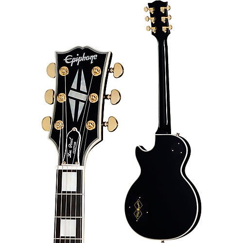 Epiphone Inspired by Gibson Custom Les Paul Custom Electric Guitar Ebony - musicians--Friend