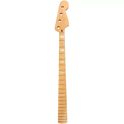 Allparts Jazz Bass Replacement Neck, One-Piece Maple With Block Inlays - musicians--Friend