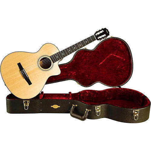 Taylor 312ce-N Grand Concert Nylon-String Acoustic-Electric Guitar Natural - musicians--Friend