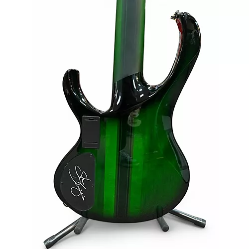 Used Ibanez Steve Di Giorgio Signature Dark Moss Burst Electric Bass Guitar Dark Moss Burst - musicians--Friend