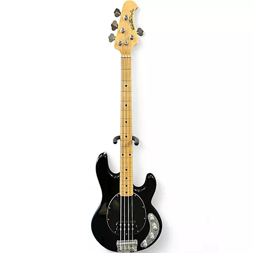 Used 2008 Ernie Ball Music Man Stingray 4 String Black Electric Bass Guitar Black - musicians--Friend