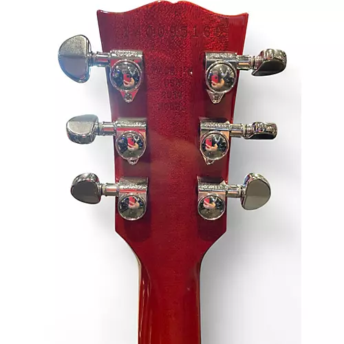 Used Gibson 120TH ANNIVERSARY LES PAUL CLASSIC DOUBLE CUT Orange Solid Body Electric Guitar Orange - musicians--Friend