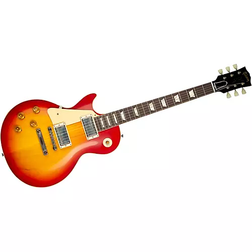 Gibson Custom 1958 Les Paul Standard Reissue VOS Left-Handed Electric Guitar Washed Cherry Sunburst - musicians--Friend